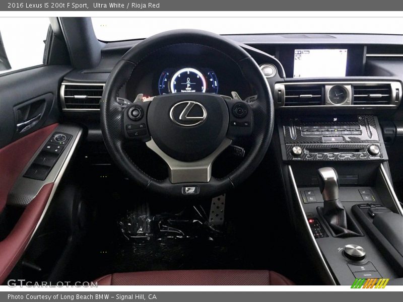 Dashboard of 2016 IS 200t F Sport