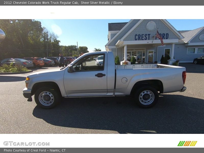 Sheer Silver Metallic / Ebony 2012 Chevrolet Colorado Work Truck Regular Cab
