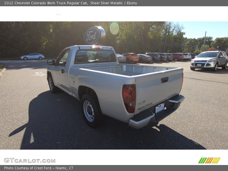 Sheer Silver Metallic / Ebony 2012 Chevrolet Colorado Work Truck Regular Cab