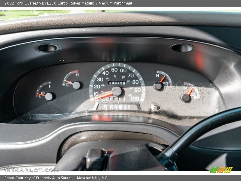 Silver Metallic / Medium Parchment 2002 Ford E Series Van E250 Cargo