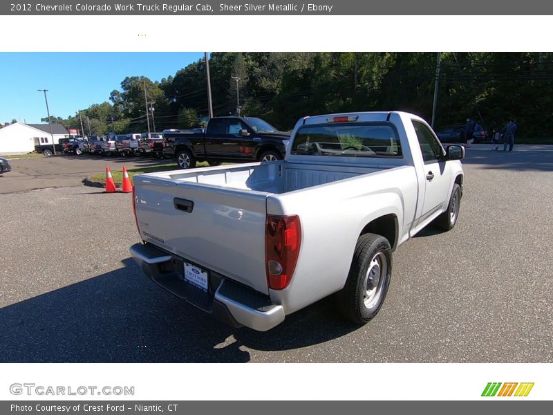 Sheer Silver Metallic / Ebony 2012 Chevrolet Colorado Work Truck Regular Cab