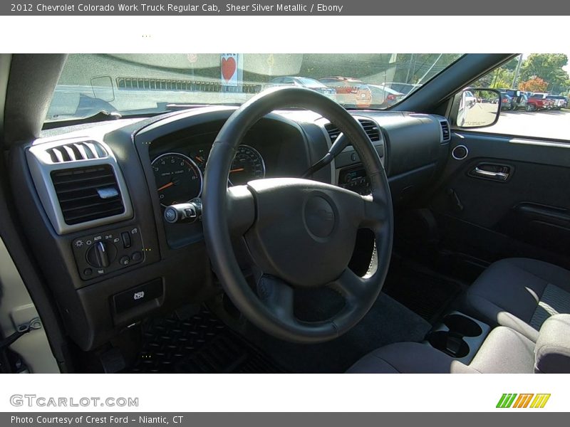 Sheer Silver Metallic / Ebony 2012 Chevrolet Colorado Work Truck Regular Cab