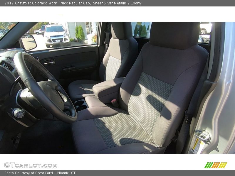 Sheer Silver Metallic / Ebony 2012 Chevrolet Colorado Work Truck Regular Cab