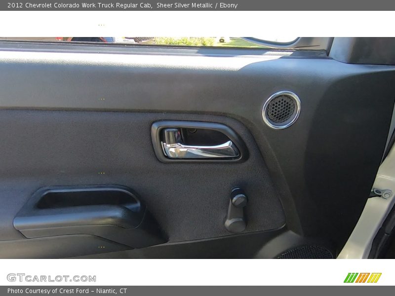 Sheer Silver Metallic / Ebony 2012 Chevrolet Colorado Work Truck Regular Cab
