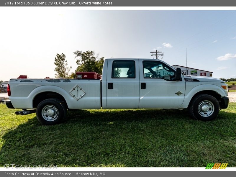 Oxford White / Steel 2012 Ford F350 Super Duty XL Crew Cab