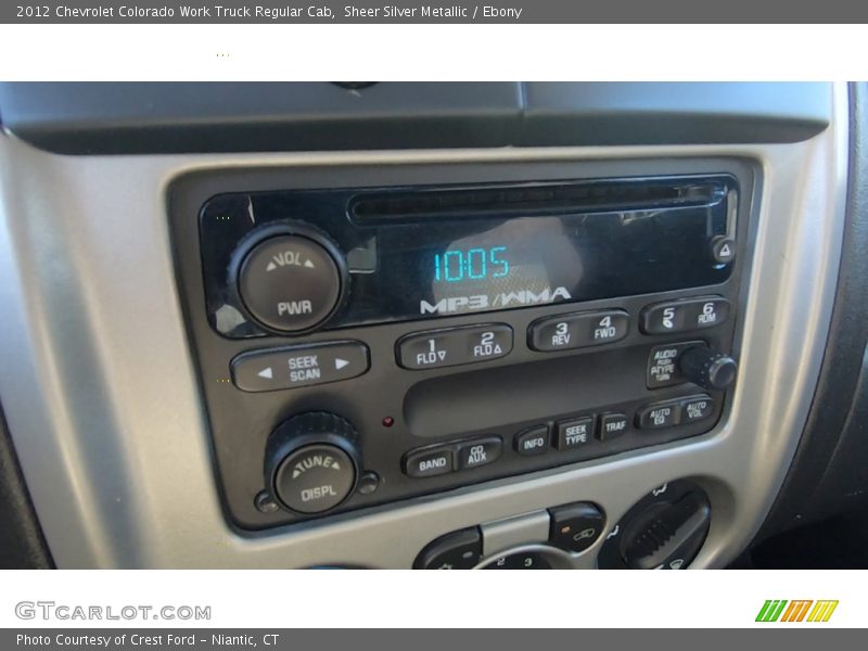 Sheer Silver Metallic / Ebony 2012 Chevrolet Colorado Work Truck Regular Cab