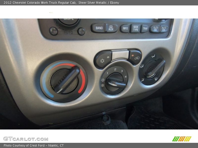 Sheer Silver Metallic / Ebony 2012 Chevrolet Colorado Work Truck Regular Cab