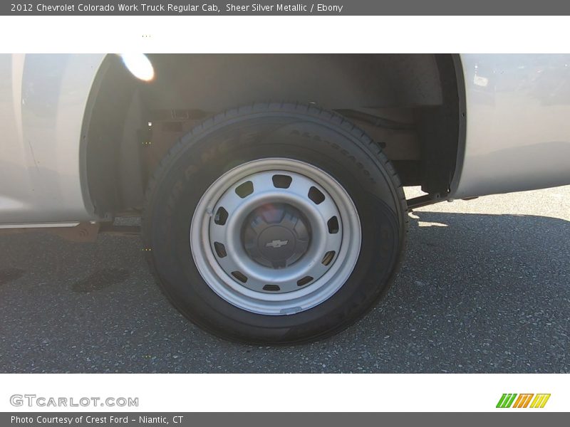 Sheer Silver Metallic / Ebony 2012 Chevrolet Colorado Work Truck Regular Cab