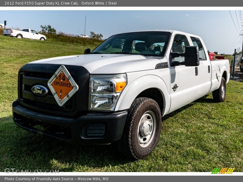 Oxford White / Steel 2012 Ford F350 Super Duty XL Crew Cab