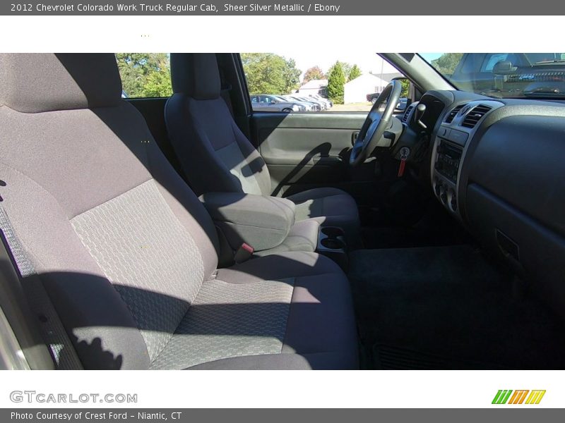 Sheer Silver Metallic / Ebony 2012 Chevrolet Colorado Work Truck Regular Cab