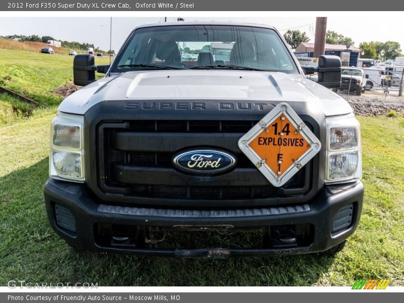 Oxford White / Steel 2012 Ford F350 Super Duty XL Crew Cab