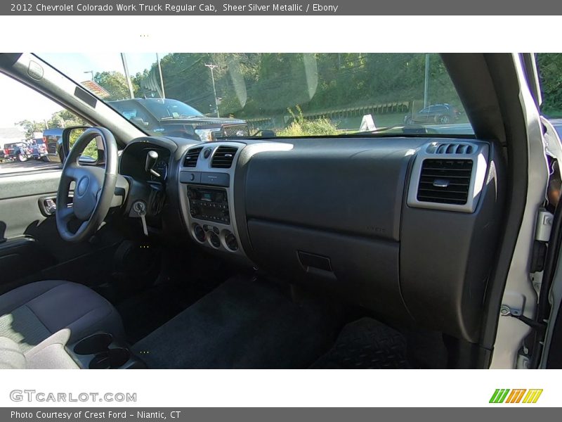 Sheer Silver Metallic / Ebony 2012 Chevrolet Colorado Work Truck Regular Cab