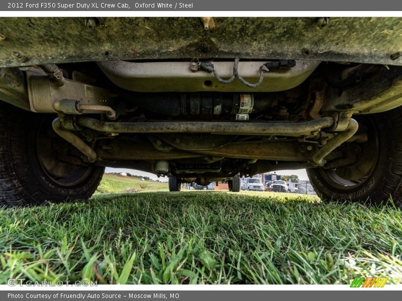 Oxford White / Steel 2012 Ford F350 Super Duty XL Crew Cab