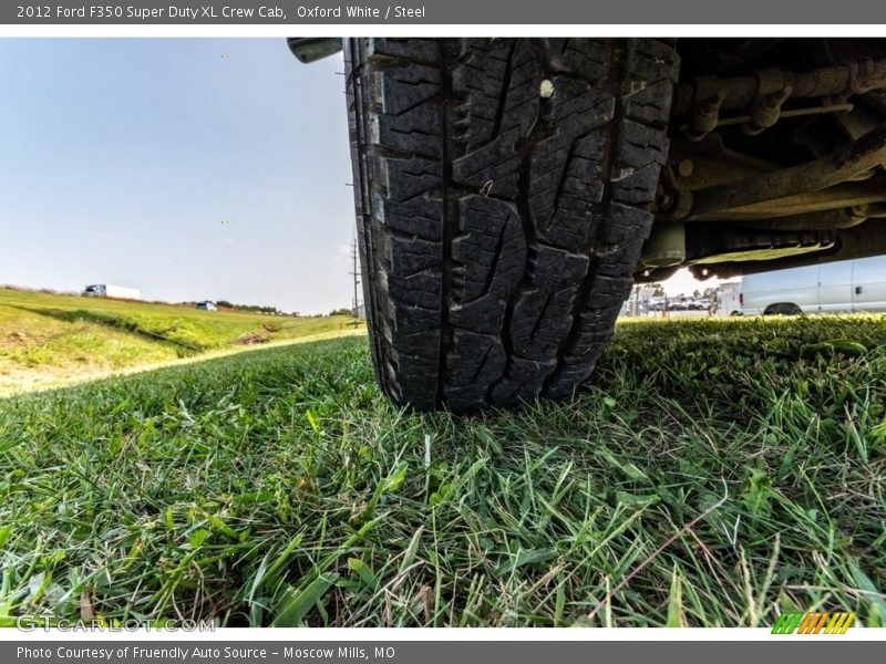 Oxford White / Steel 2012 Ford F350 Super Duty XL Crew Cab