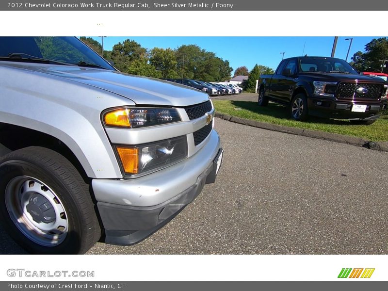 Sheer Silver Metallic / Ebony 2012 Chevrolet Colorado Work Truck Regular Cab