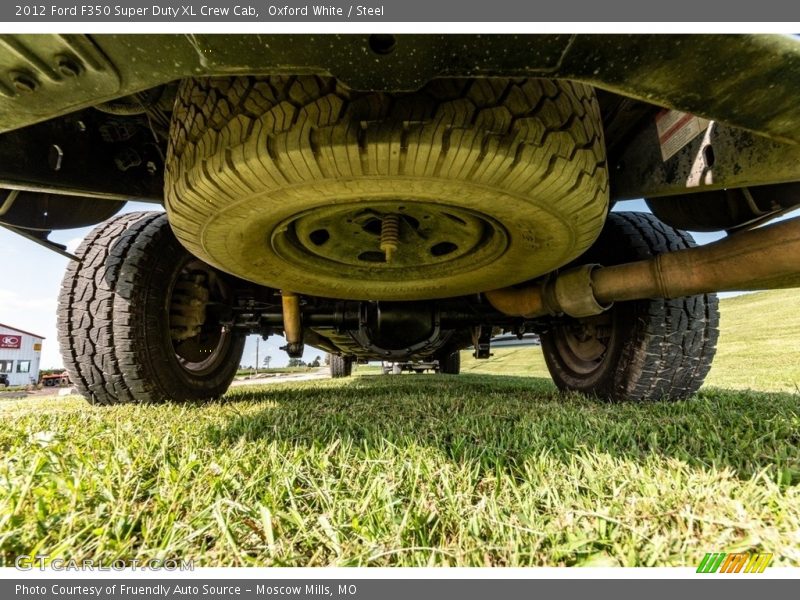 Oxford White / Steel 2012 Ford F350 Super Duty XL Crew Cab