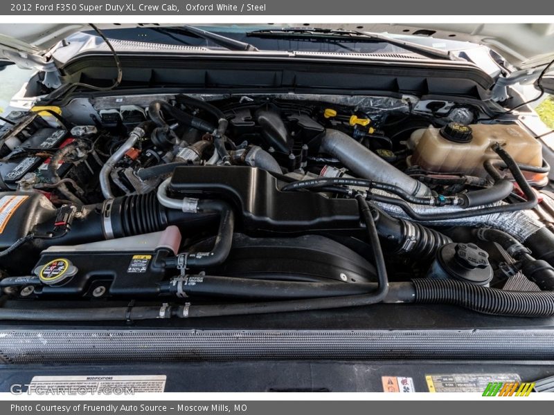 Oxford White / Steel 2012 Ford F350 Super Duty XL Crew Cab