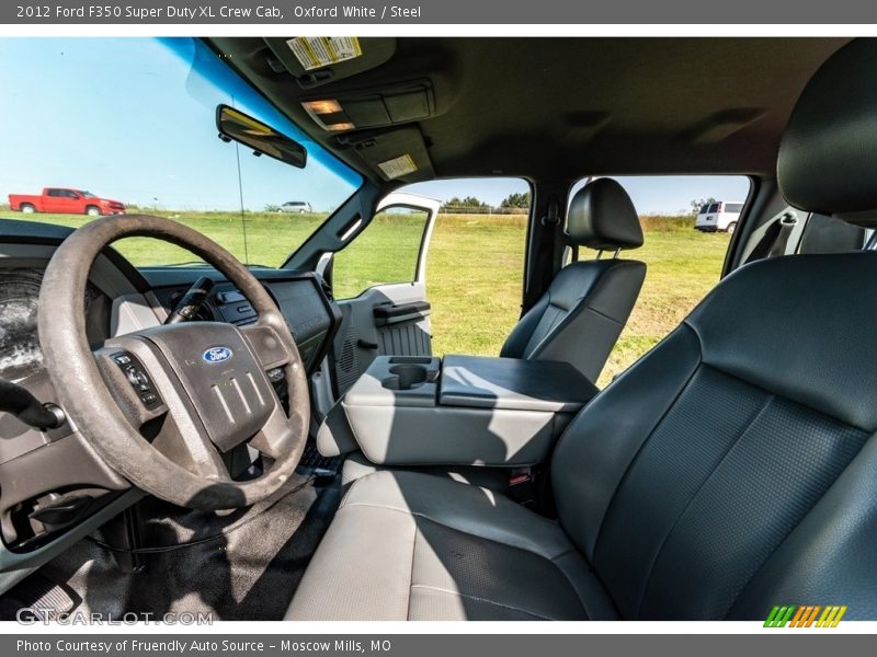 Oxford White / Steel 2012 Ford F350 Super Duty XL Crew Cab