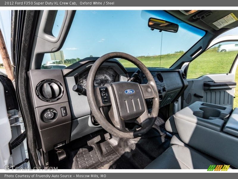 Oxford White / Steel 2012 Ford F350 Super Duty XL Crew Cab
