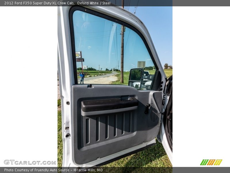 Oxford White / Steel 2012 Ford F350 Super Duty XL Crew Cab