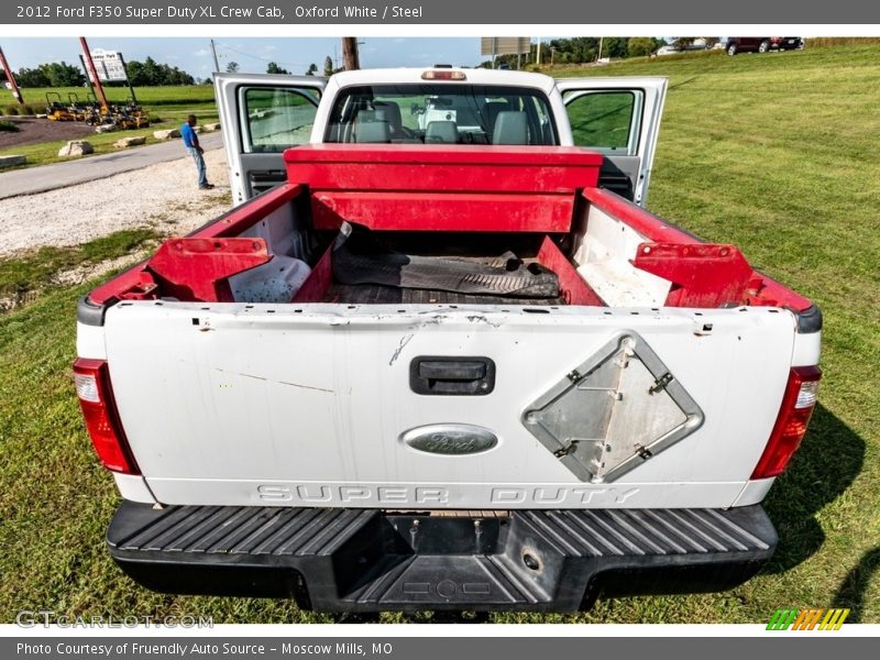 Oxford White / Steel 2012 Ford F350 Super Duty XL Crew Cab