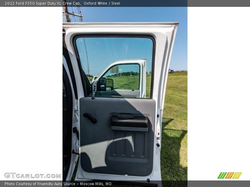 Oxford White / Steel 2012 Ford F350 Super Duty XL Crew Cab