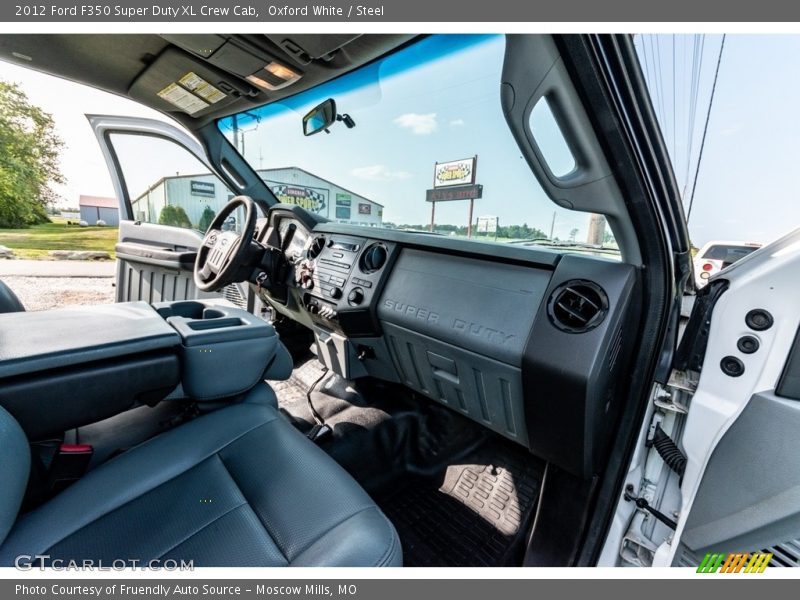 Oxford White / Steel 2012 Ford F350 Super Duty XL Crew Cab