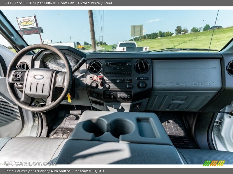 Oxford White / Steel 2012 Ford F350 Super Duty XL Crew Cab