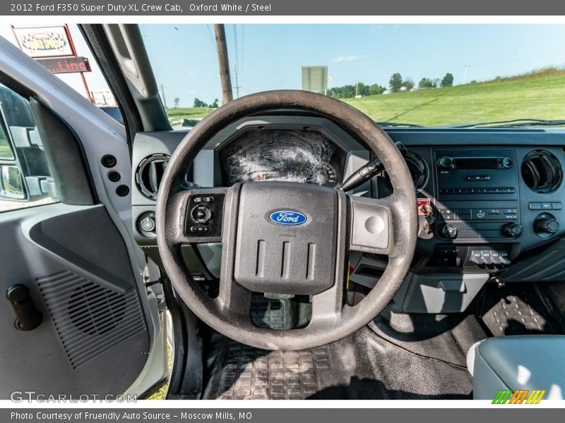 Oxford White / Steel 2012 Ford F350 Super Duty XL Crew Cab
