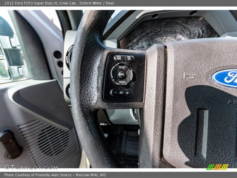 Oxford White / Steel 2012 Ford F350 Super Duty XL Crew Cab