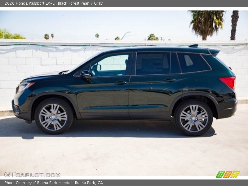 Black Forest Pearl / Gray 2020 Honda Passport EX-L
