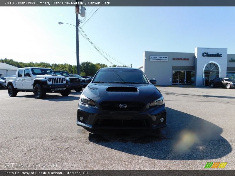 Dark Gray Metallic / Carbon Black 2018 Subaru WRX Limited