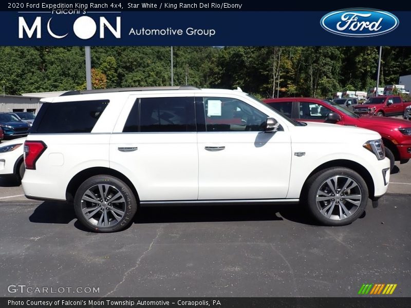 Star White / King Ranch Del Rio/Ebony 2020 Ford Expedition King Ranch 4x4