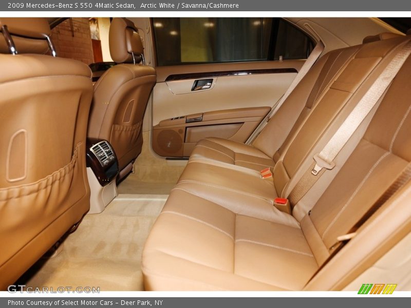 Arctic White / Savanna/Cashmere 2009 Mercedes-Benz S 550 4Matic Sedan