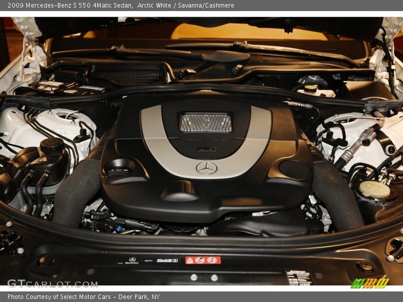 Arctic White / Savanna/Cashmere 2009 Mercedes-Benz S 550 4Matic Sedan
