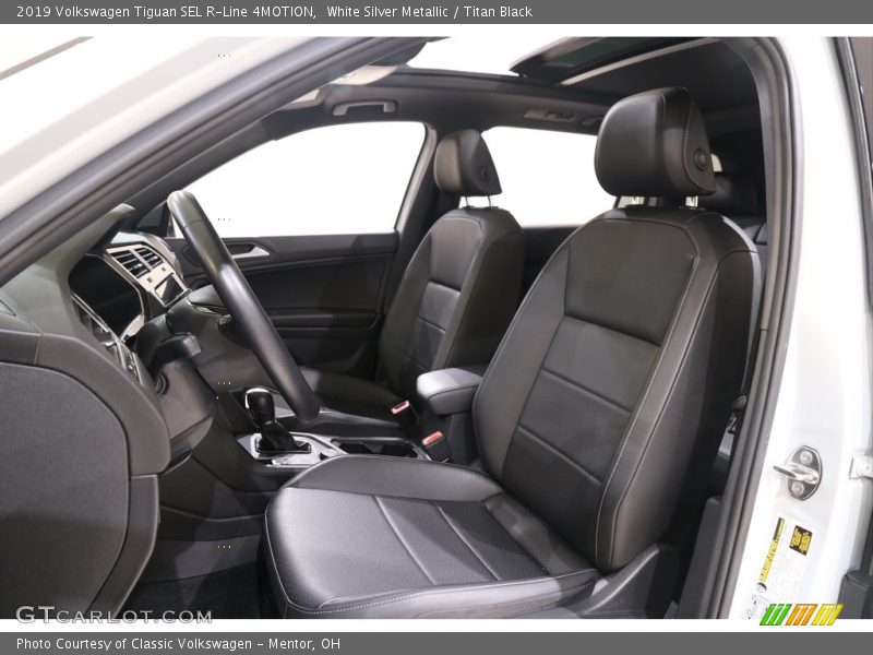 White Silver Metallic / Titan Black 2019 Volkswagen Tiguan SEL R-Line 4MOTION