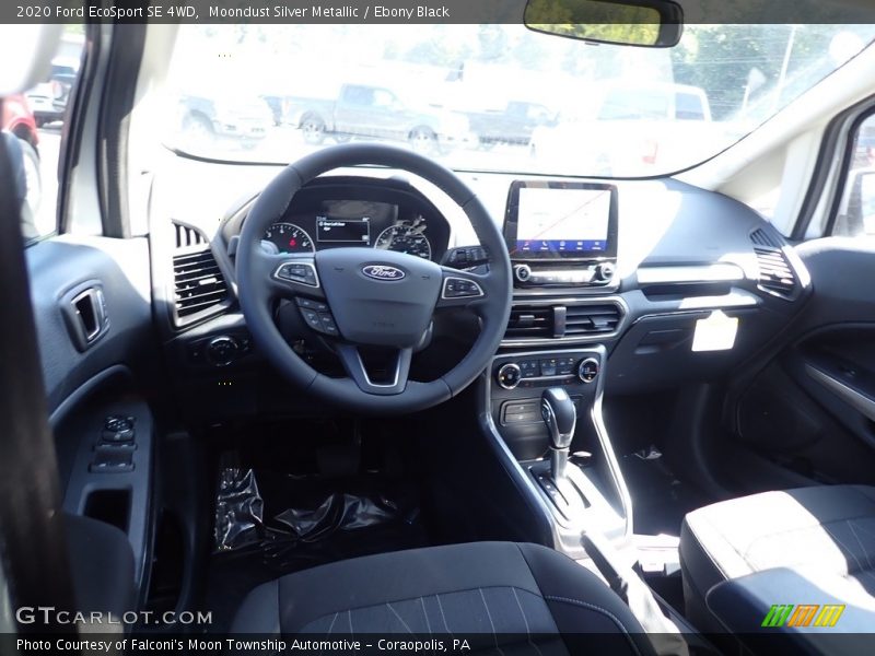 Moondust Silver Metallic / Ebony Black 2020 Ford EcoSport SE 4WD