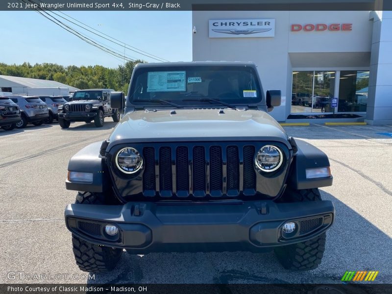 Sting-Gray / Black 2021 Jeep Wrangler Unlimited Sport 4x4