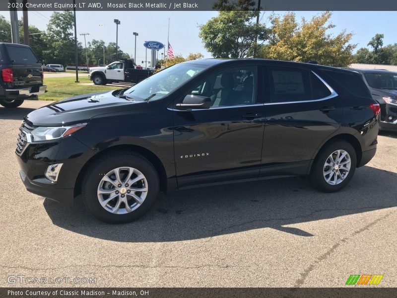 Mosaic Black Metallic / Jet Black 2020 Chevrolet Equinox LT AWD