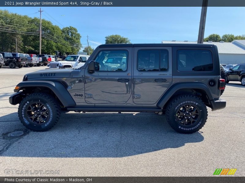 Sting-Gray / Black 2021 Jeep Wrangler Unlimited Sport 4x4