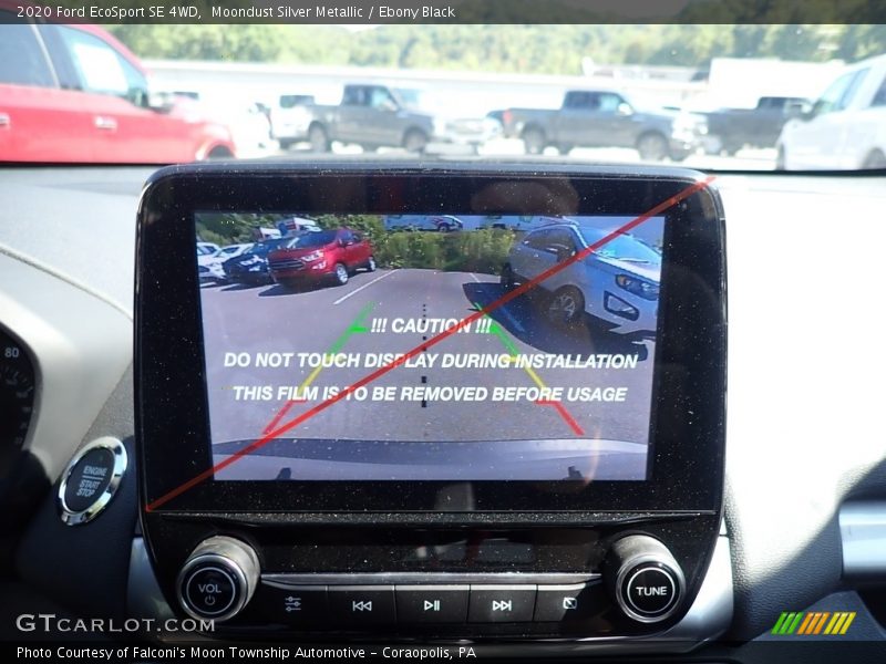 Moondust Silver Metallic / Ebony Black 2020 Ford EcoSport SE 4WD