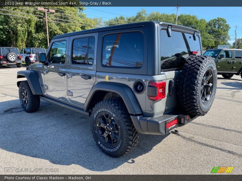 Sting-Gray / Black 2021 Jeep Wrangler Unlimited Sport 4x4