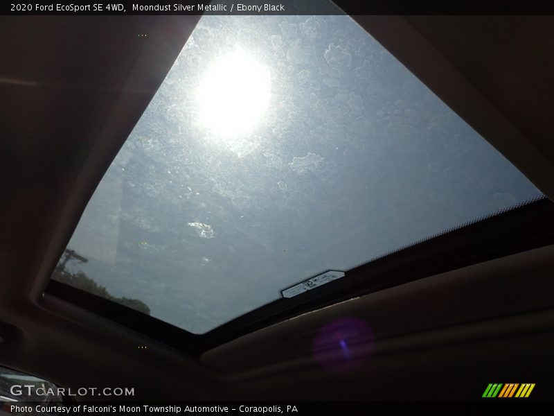 Moondust Silver Metallic / Ebony Black 2020 Ford EcoSport SE 4WD