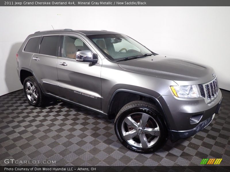 Mineral Gray Metallic / New Saddle/Black 2011 Jeep Grand Cherokee Overland 4x4