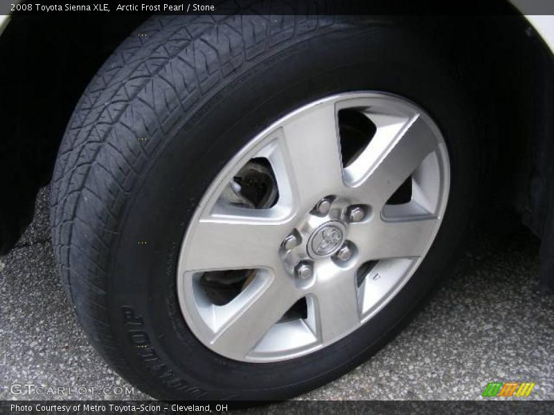 Arctic Frost Pearl / Stone 2008 Toyota Sienna XLE