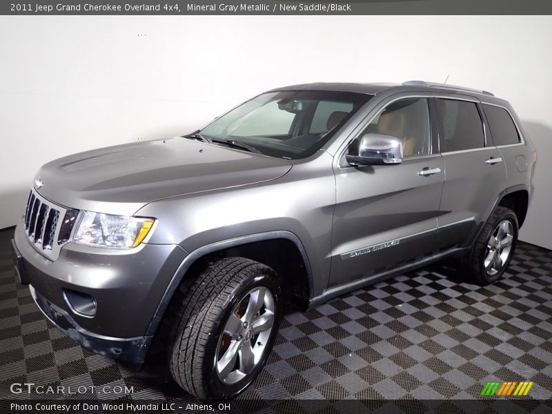 Mineral Gray Metallic / New Saddle/Black 2011 Jeep Grand Cherokee Overland 4x4