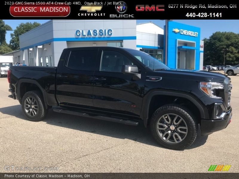 Onyx Black / Jet Black 2020 GMC Sierra 1500 AT4 Crew Cab 4WD