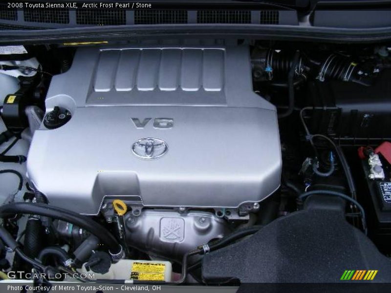 Arctic Frost Pearl / Stone 2008 Toyota Sienna XLE