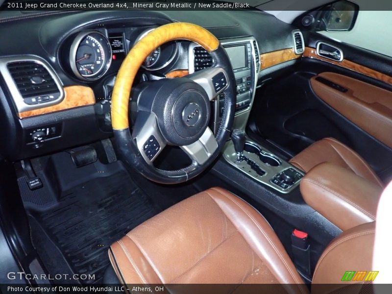 Mineral Gray Metallic / New Saddle/Black 2011 Jeep Grand Cherokee Overland 4x4