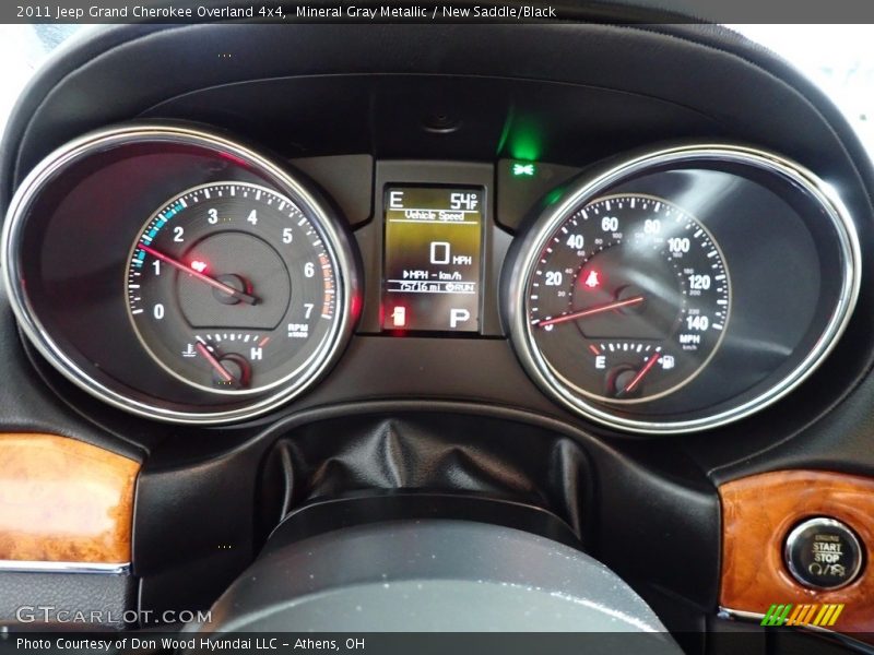 Mineral Gray Metallic / New Saddle/Black 2011 Jeep Grand Cherokee Overland 4x4